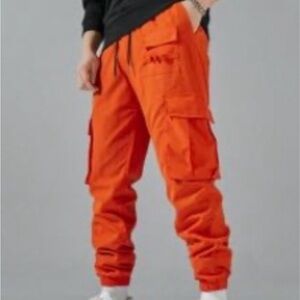 Free with purchase, Men's Orange Cargo Pants